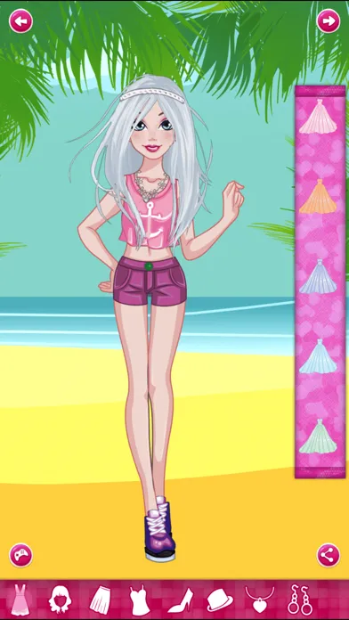 Princess Elsa Beauty Salon — Dress up girls games 스크린샷