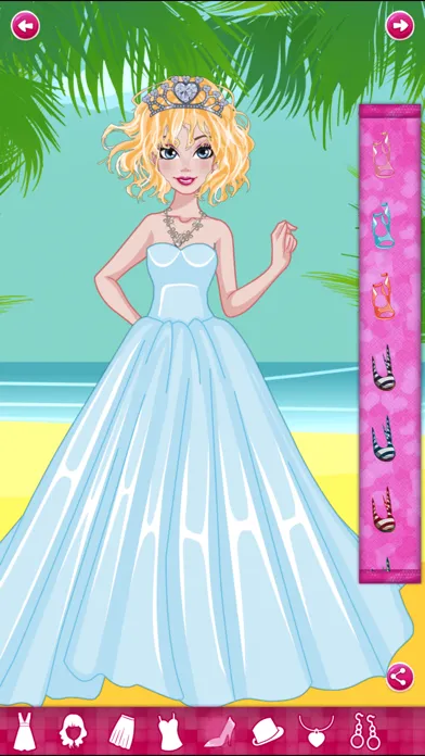 Princess Elsa Beauty Salon — Dress up girls games 스크린샷