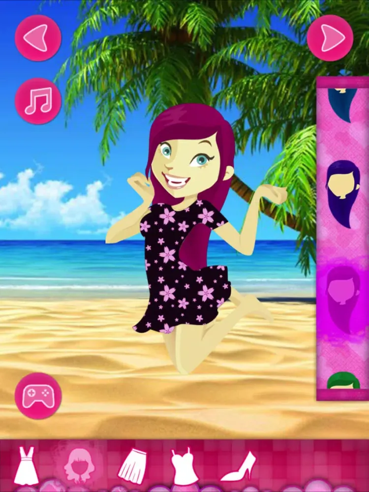 Ảnh chụp màn hình của Summer Girl Fashionable for the Beach iPad 