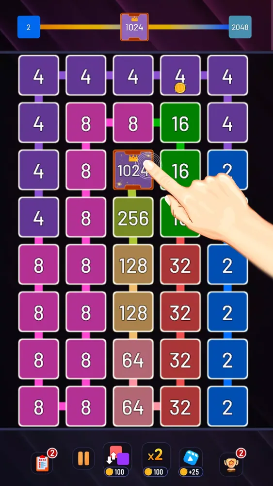 Merge Puzzle Games: Number X2 Screenshots