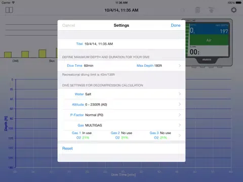Capturas de pantalla de DiveSimulator iPad 