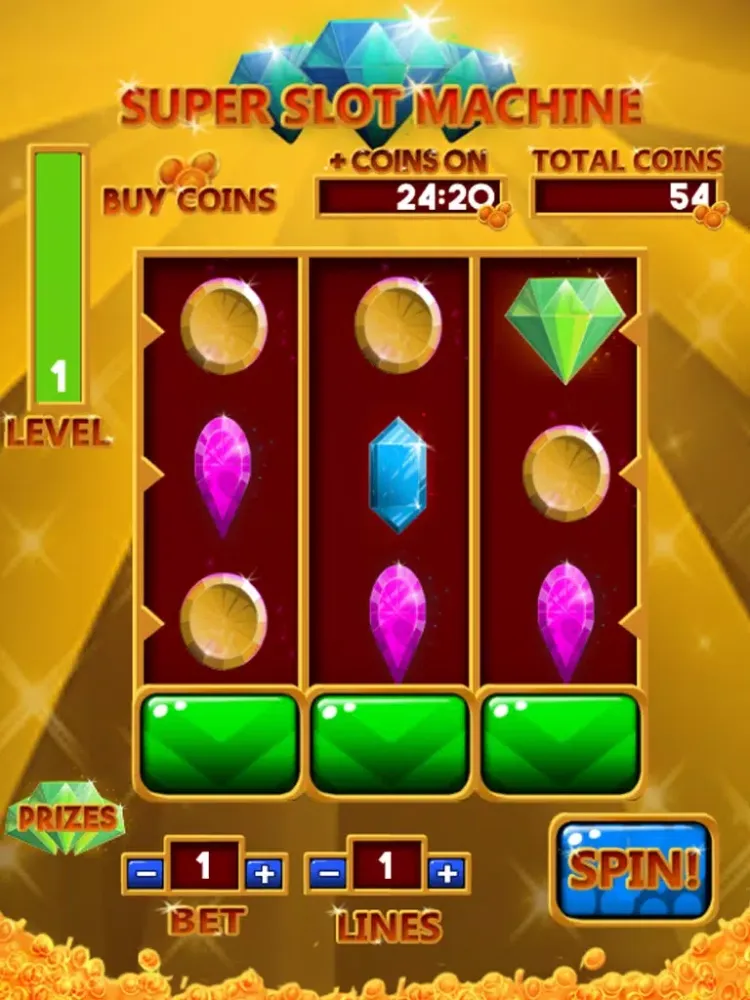 Ultra Super Slots Machine. Feel the magic of Las Vegas on your smartphone. iPad  Ekran Görüntüleri