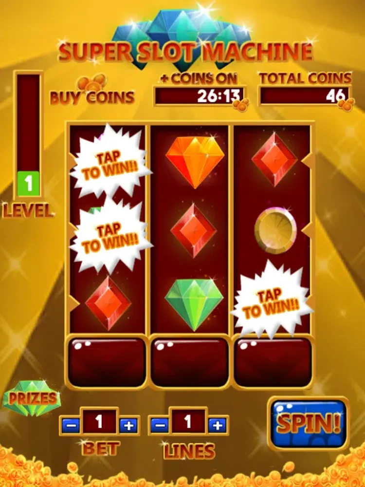 Ultra Super Slots Machine. Feel the magic of Las Vegas on your smartphone. iPad  Ekran Görüntüleri