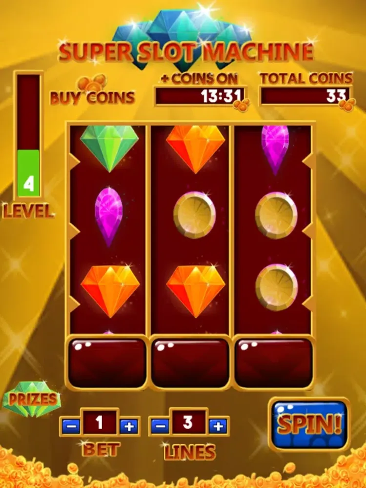 Ultra Super Slots Machine. Feel the magic of Las Vegas on your smartphone. iPad  Ekran Görüntüleri