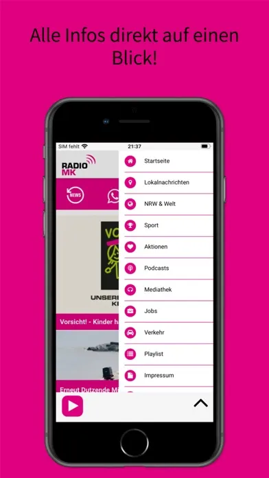 Screenshot di Radio MK