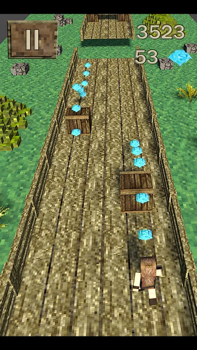 Zrzuty ekranu 3d Block-Head Jungle Survival Pixel Runner