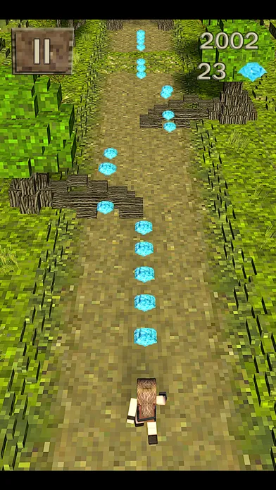Zrzuty ekranu 3d Block-Head Jungle Survival Pixel Runner