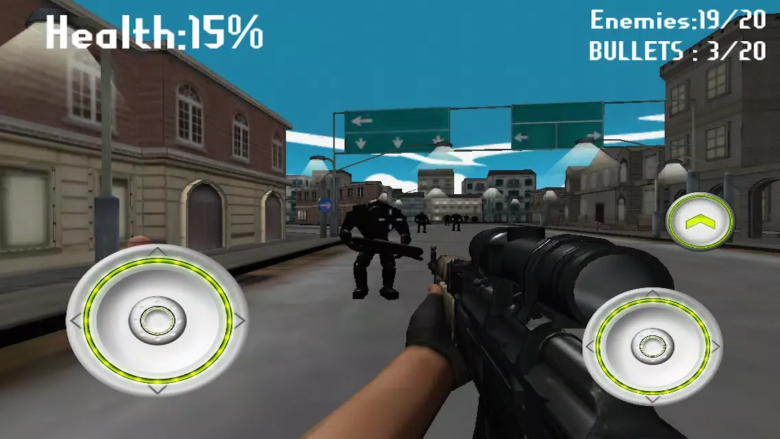 Capturas de tela do 3d city snipe-r assassin elite