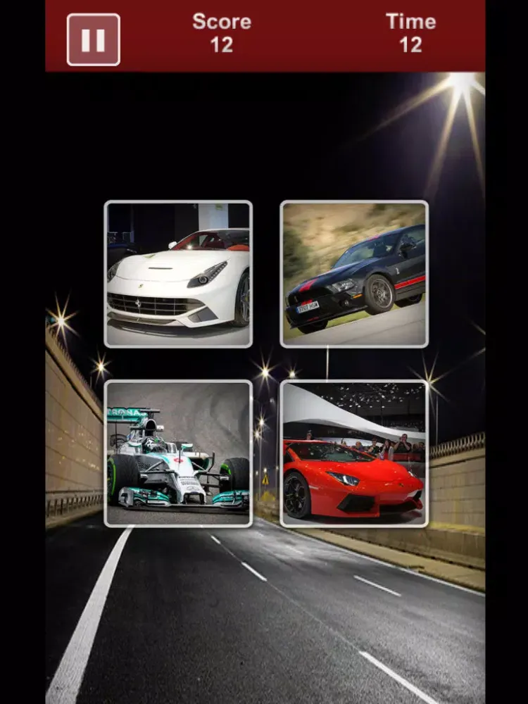 Tangkapan layar Exotic Racing Car Speed Tap City Game for Free iPad 