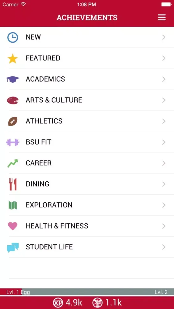 Captures d'écran de Ball State Achievements