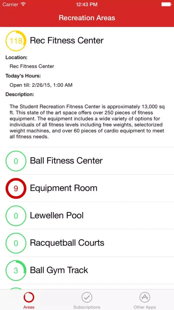 BSU Recreation Services Screenshots