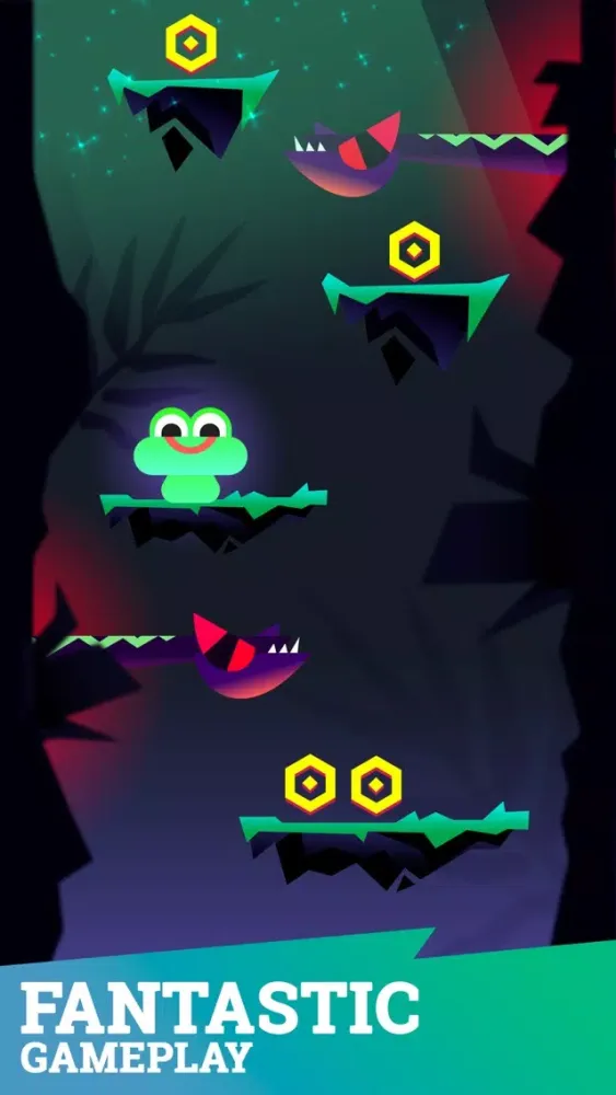 Frog Jump - endless platformer 스크린샷