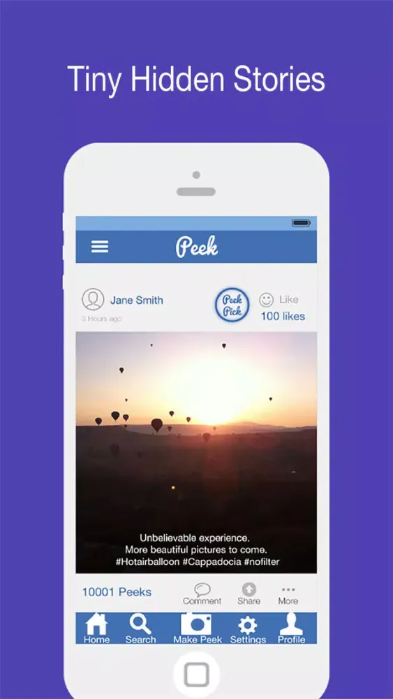 Peek™ Screenshots