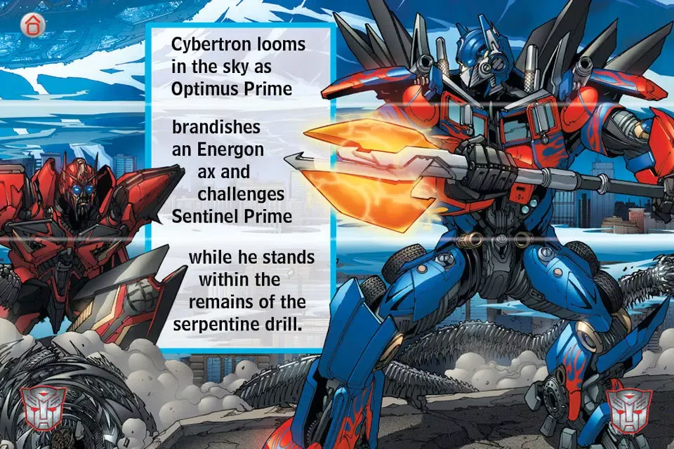 Ảnh chụp màn hình của Transformers Dark of the Moon Mix & Match Book