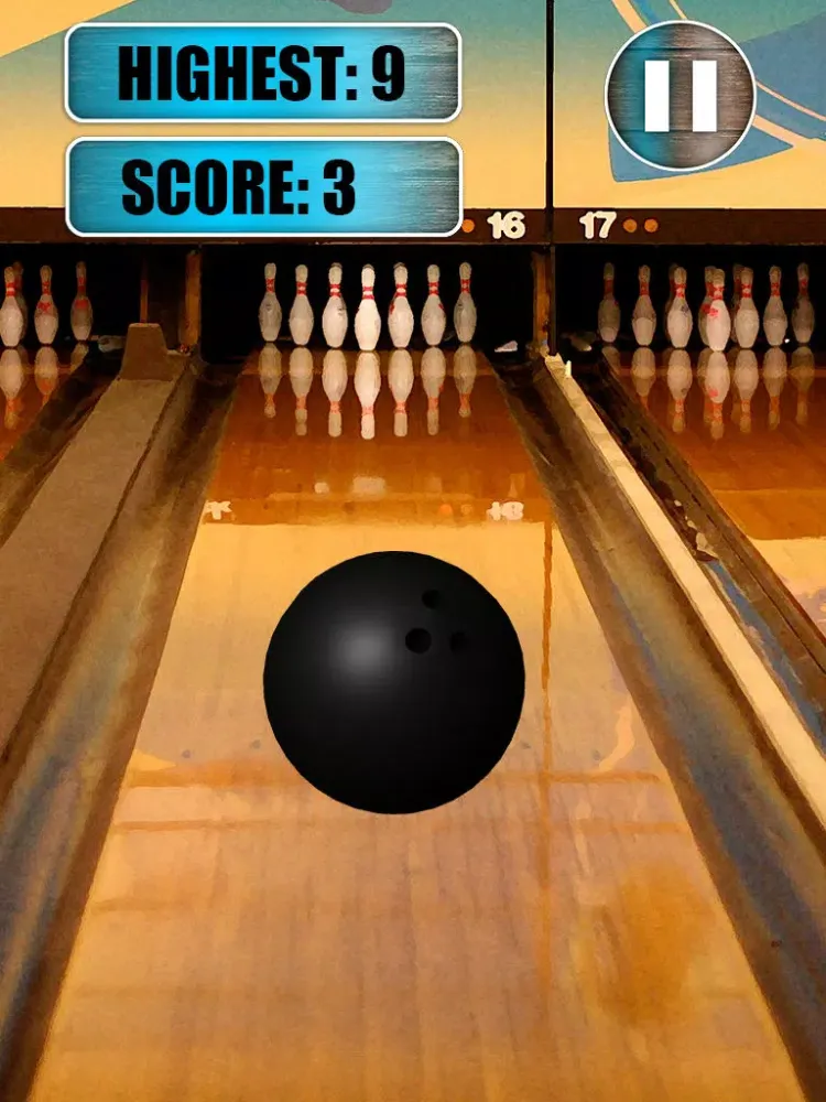 ภาพหน้าจอของ 3D Awsome Bowl-ing Ball Juggle Challenge Game for Free iPad 