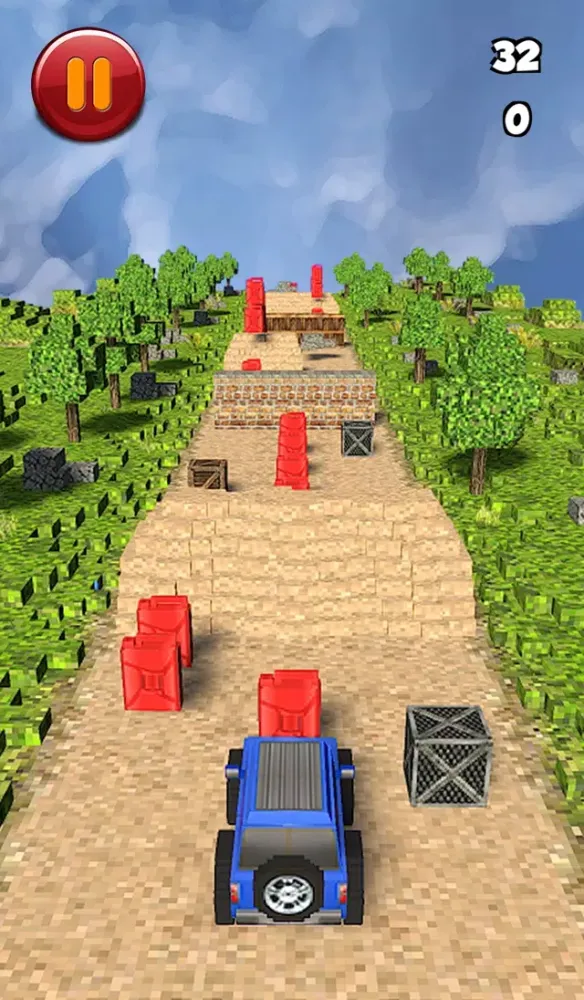 تصاویر 3D Jeep Crash and Burn Racing Mania - Fun-nest Free Pixel Driving Game for Kid-s and Teen-s