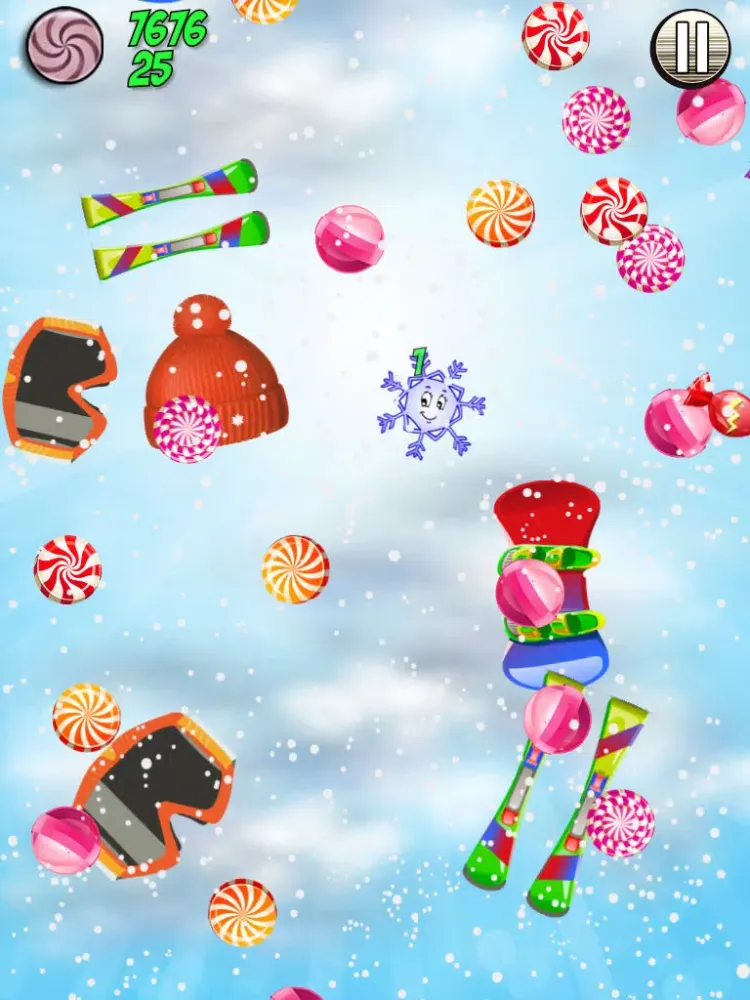 Happy Snowflake Mania Game - Snow Jump Winter Games iPad  سکرین شاٹس