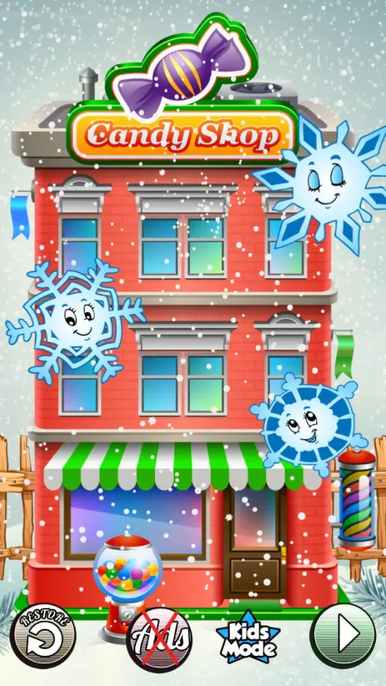 Happy Snowflake Mania Game - Snow Jump Winter Games سکرین شاٹس