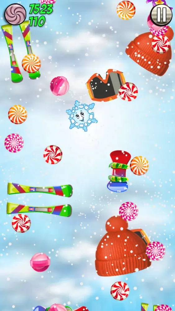 Happy Snowflake Mania Game - Snow Jump Winter Games سکرین شاٹس