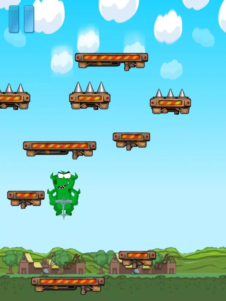 Mega Jumpy Monster Extreme - Pogo-stick Jump-er iPad  स्क्रीनशॉट