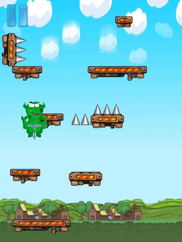 Mega Jumpy Monster Extreme - Pogo-stick Jump-er iPad  स्क्रीनशॉट