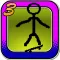 Stick-man Paper Skateboarding Extreme Game 3