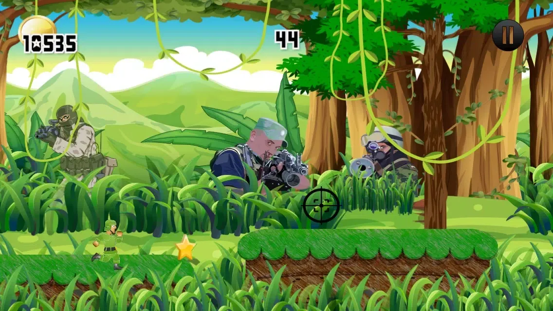 Tiny Battlefield Games - Sniper Gunner Soldier Run Screenshots