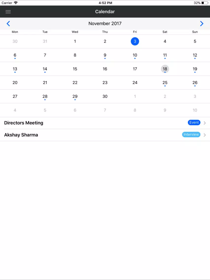 SnapHRM iPad 應用截圖