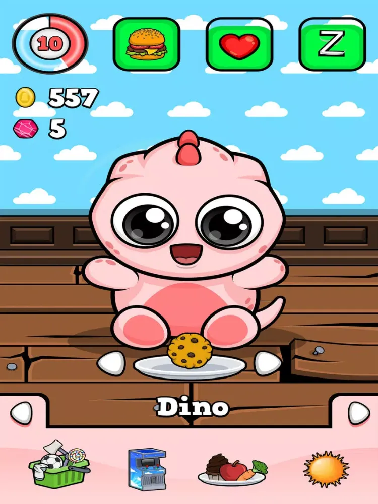 Captures d'écran de Baby Dino - Virtual Pet Game iPad 