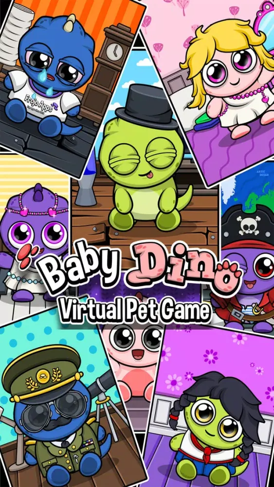 Captures d'écran de Baby Dino - Virtual Pet Game