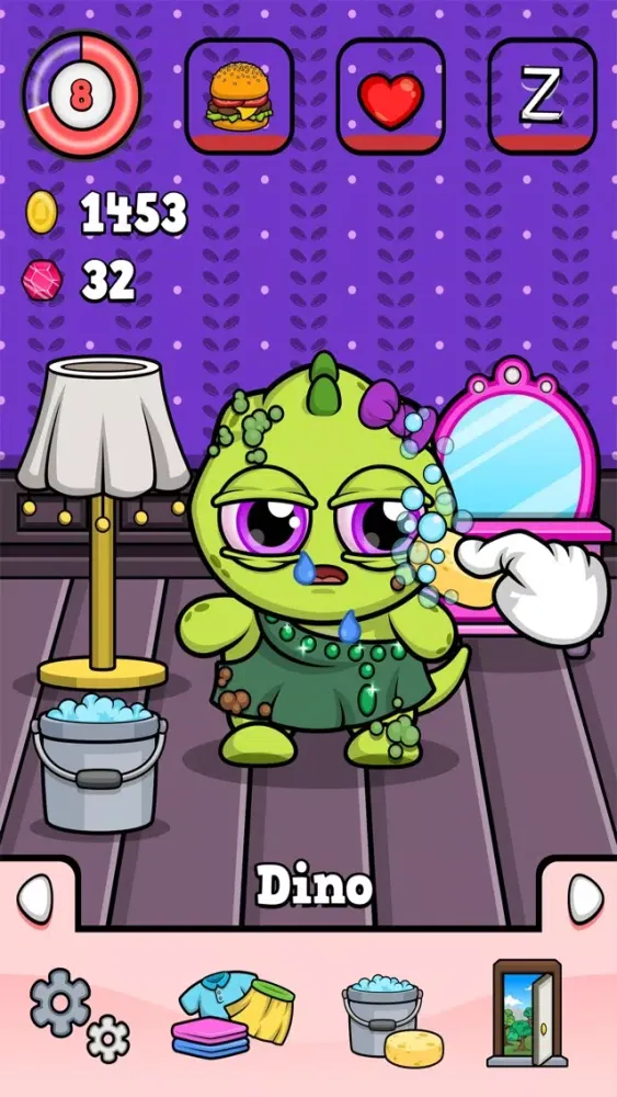 Captures d'écran de Baby Dino - Virtual Pet Game