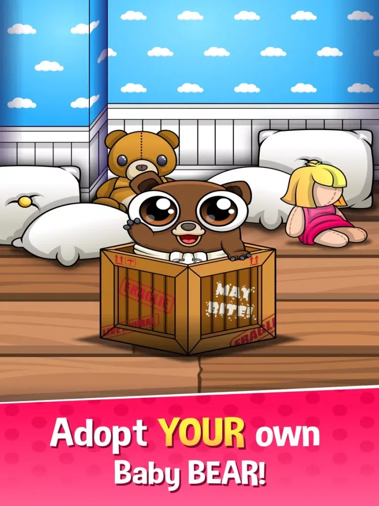 Happy Bear - Virtual Pet Game iPad  স্ক্রিনশট