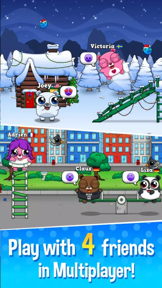 Happy Bear - Virtual Pet Game স্ক্রিনশট