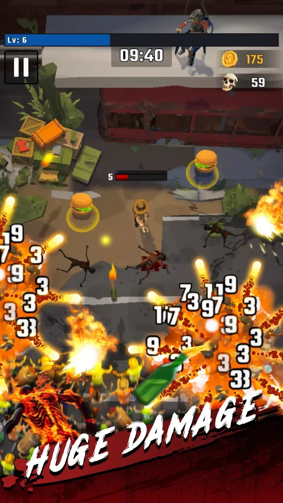 Capturas de tela do Biters & Bullets