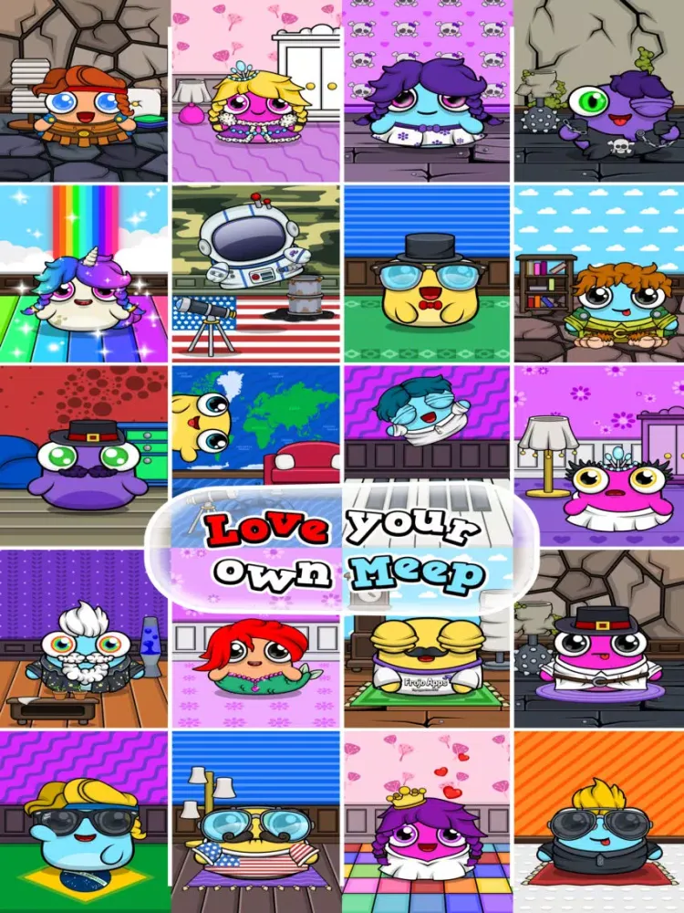Ảnh chụp màn hình của Meep - Virtual Pet Game iPad 