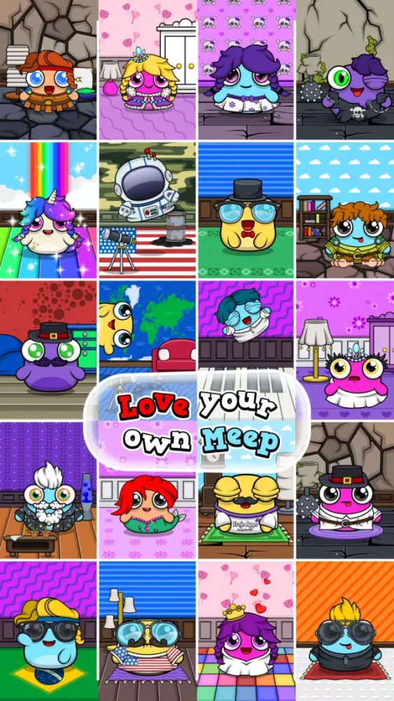 Ảnh chụp màn hình của Meep - Virtual Pet Game