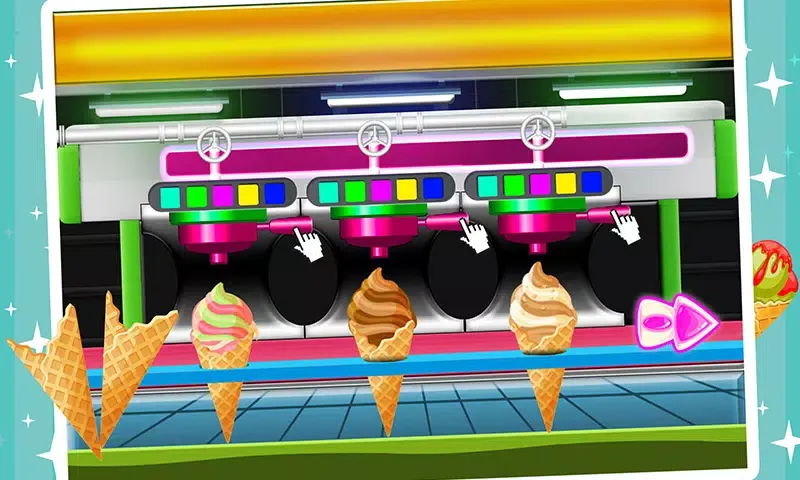 Cone Ice Cream factory- frozen food maker Screenshots