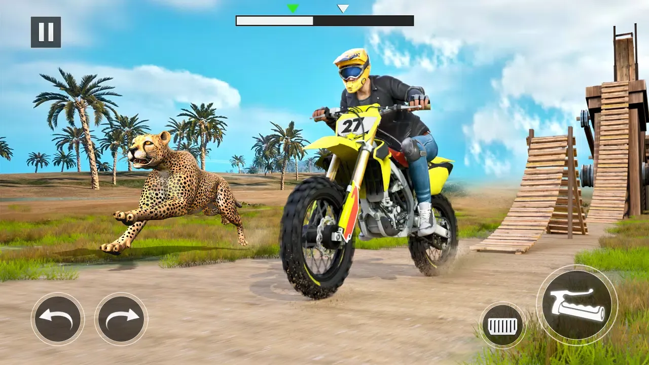 Animal Bike Stunt Racing Games应用截图