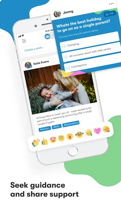 Capturas de tela do Frolo - single parent app