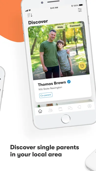Capturas de tela do Frolo - single parent app