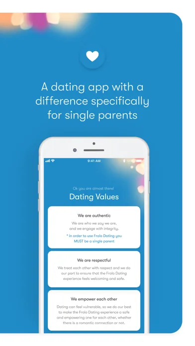Capturas de tela do Frolo - single parent app