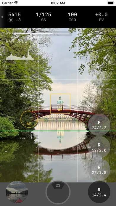 Kamepa - RAW Photo Camera Screenshots