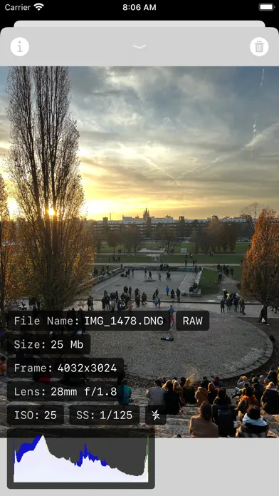 Kamepa - RAW Photo Camera Screenshots