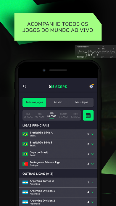 R10 Score - Live Scores स्क्रीनशॉट