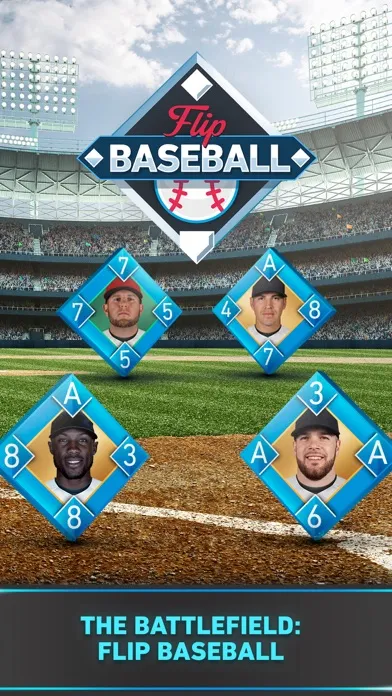 Flip Baseball: official MLBPA card game سکرین شاٹس