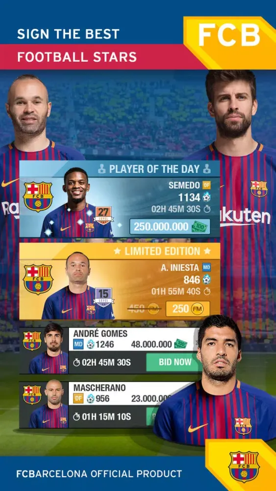 FC Barcelona Fantasy Manager 2017-Top soccer game Screenshots