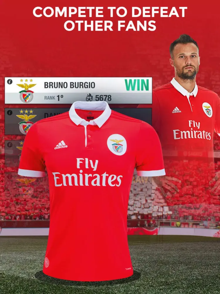 Ảnh chụp màn hình của SL Benfica Fantasy Manager 18 iPad 