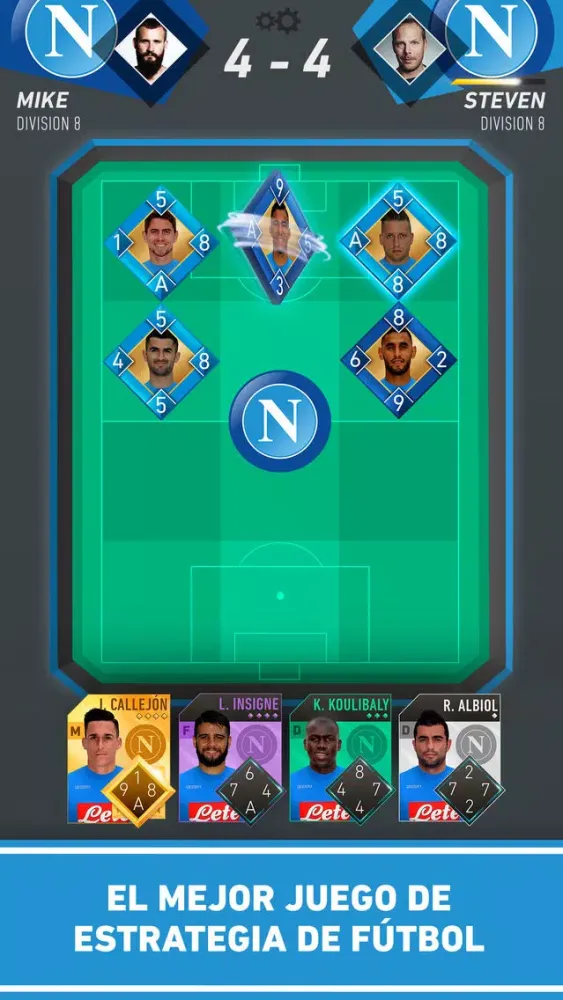 ภาพหน้าจอของ SSC Napoli Flip