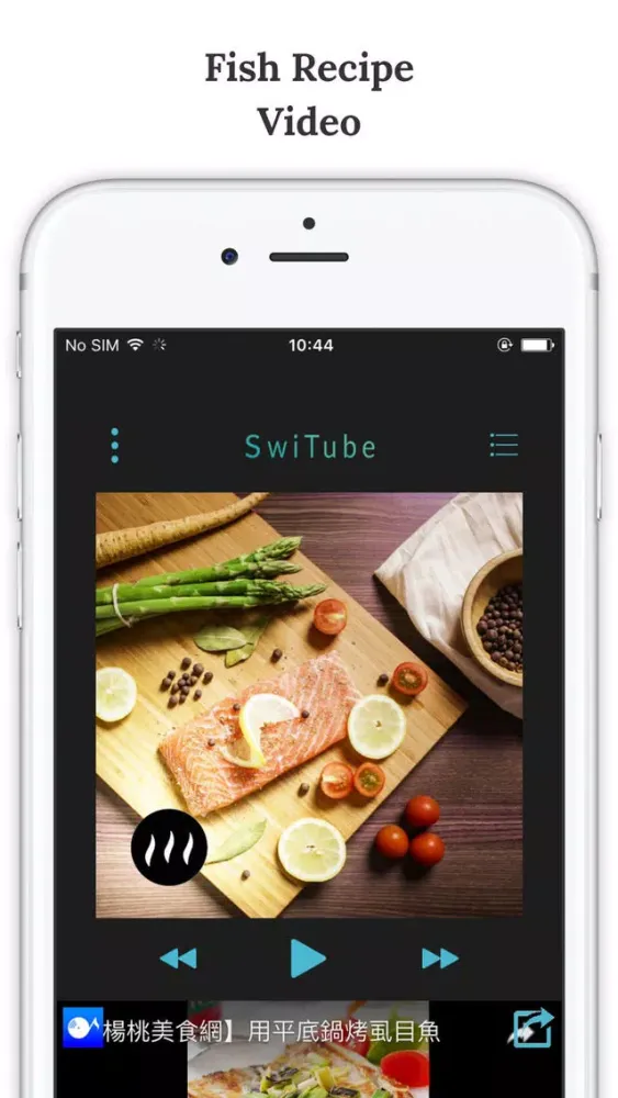 SwiRecipe – Fish Recipe Video Channel应用截图