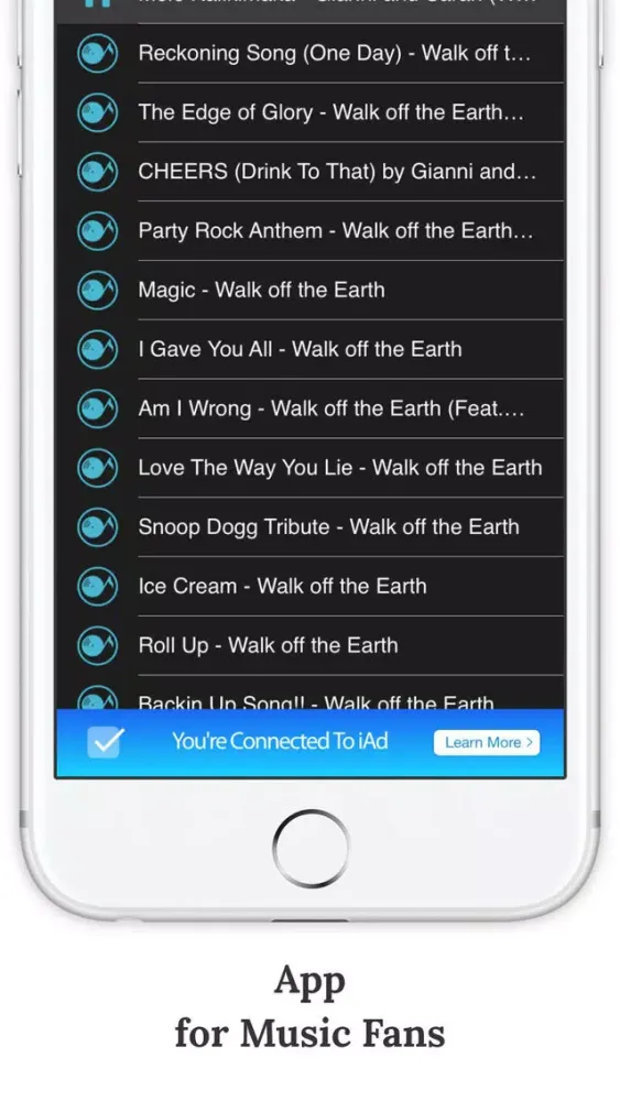 ภาพหน้าจอของ SwiMusic - for Walk off the Earth